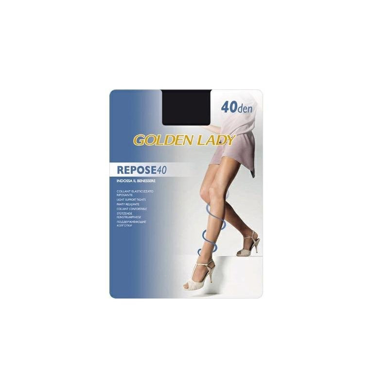 Golden lady collant repose 40 iv silver