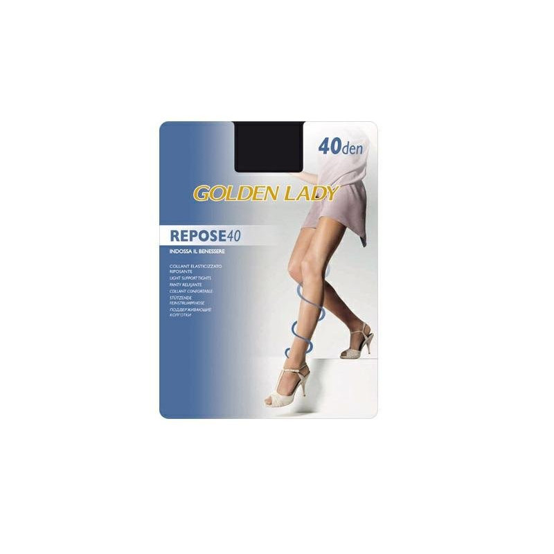 Golden lady collant repose 40 ii nero