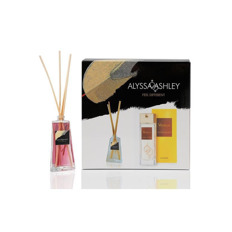 Alyssa ashley confezione regalo vanilla edp+diffusore bastoncini
