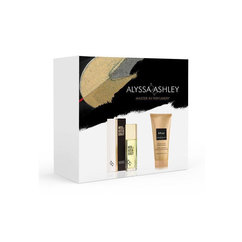 Alyssa ashley confezione regalo musk edt+glittering