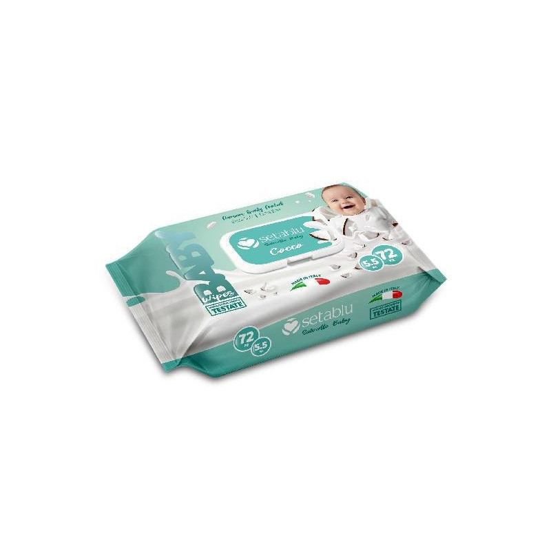 Setablu salviette multiuso baby pz.72 cocco