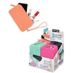 Pochette silicone colorata...