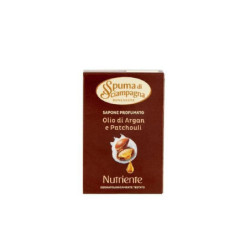 Spuma di sciampagna saponetta gr .90 olio d argan e patchouli