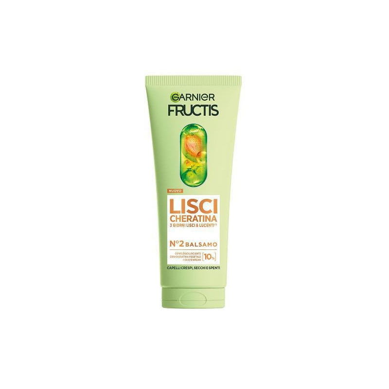 Fructis balsamo ml.150 lisci cheratina capelli crespi