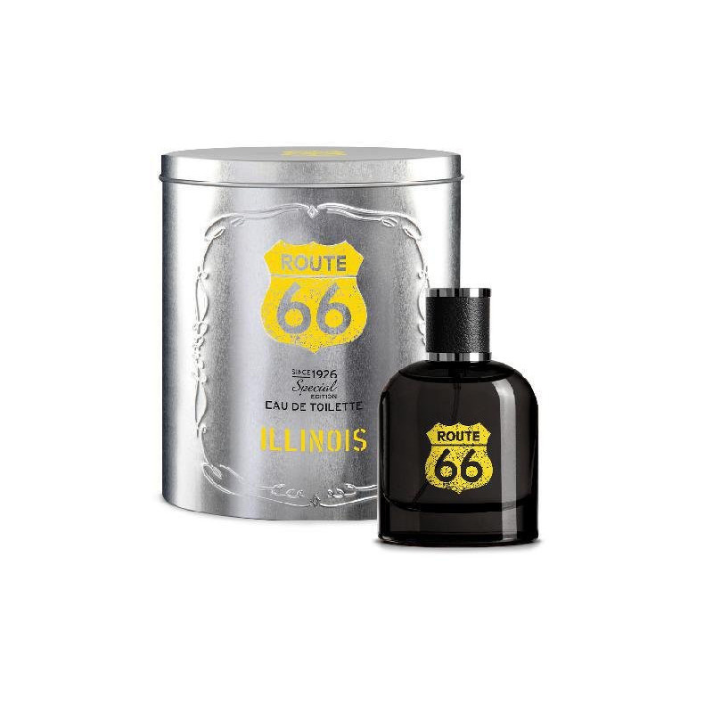 Route 66 edt ml.100 illinois confezione regalo latta
