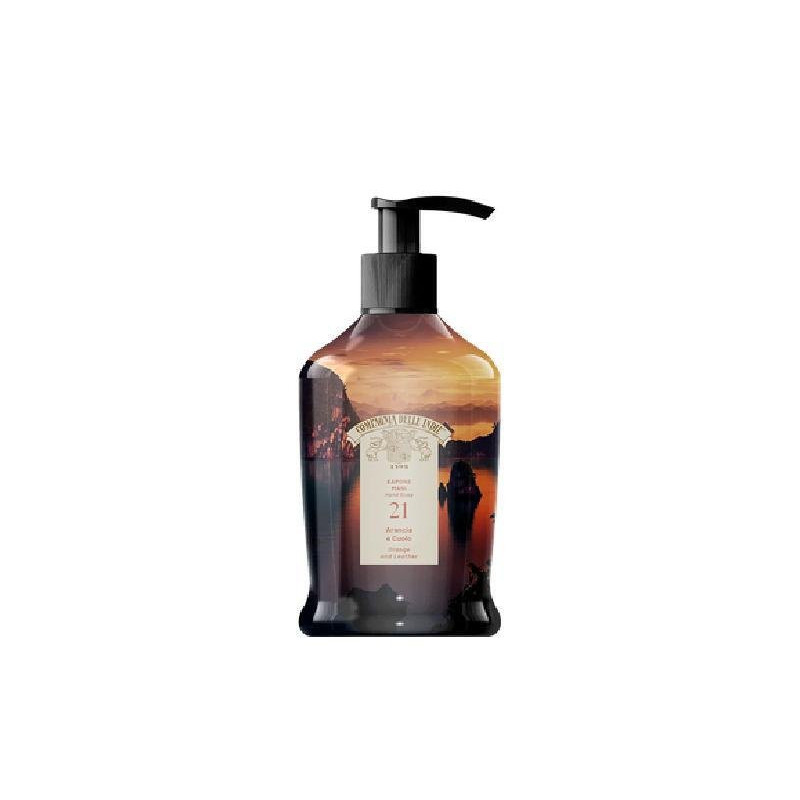 Compagnia delle indie sapone liquido ml.300 21 arancia e cuoio