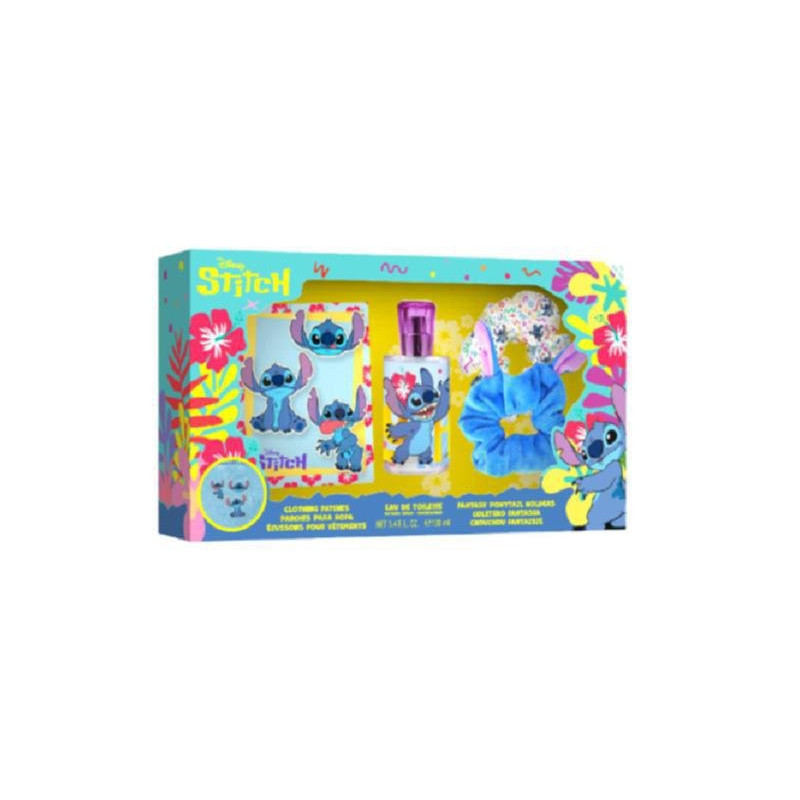 Stitch confezione regalo edt+pat ch vestiti+elastici capelli 454