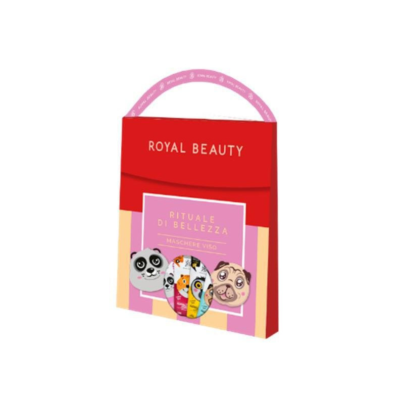 Royal beauty confezione regalo t oi 3/2024 animal mask viso pz.7