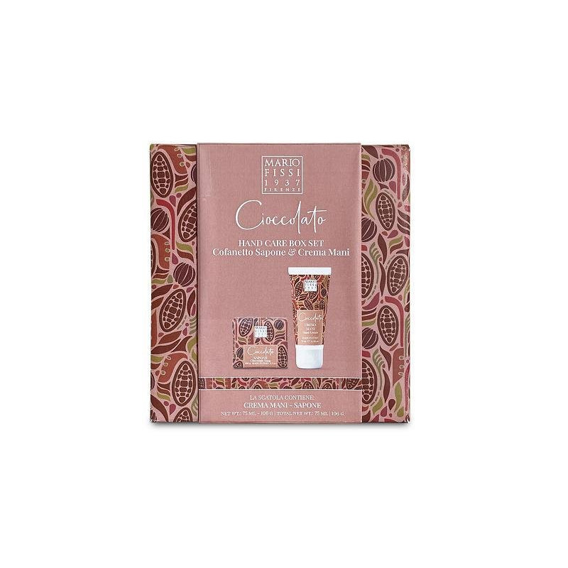 Fissi confezione regalo gourmand cioccolato saponetta+crema mani
