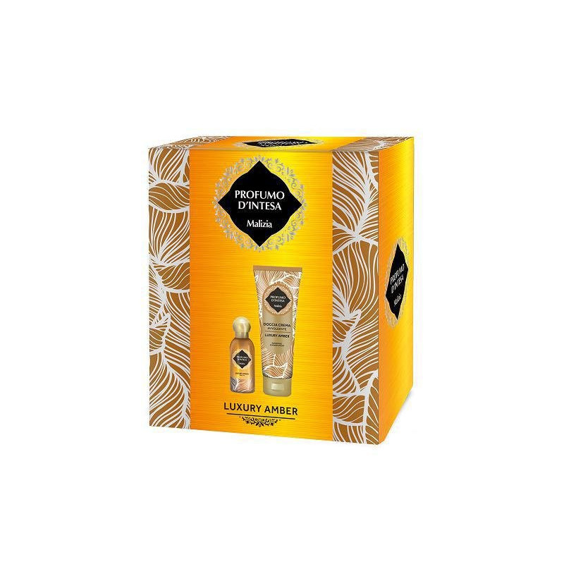 Malizia confezione regalo luxury amber edt+doccia