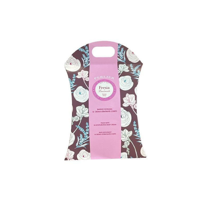 Perlier confezione regalo fresia di lanzarote bagno+crema