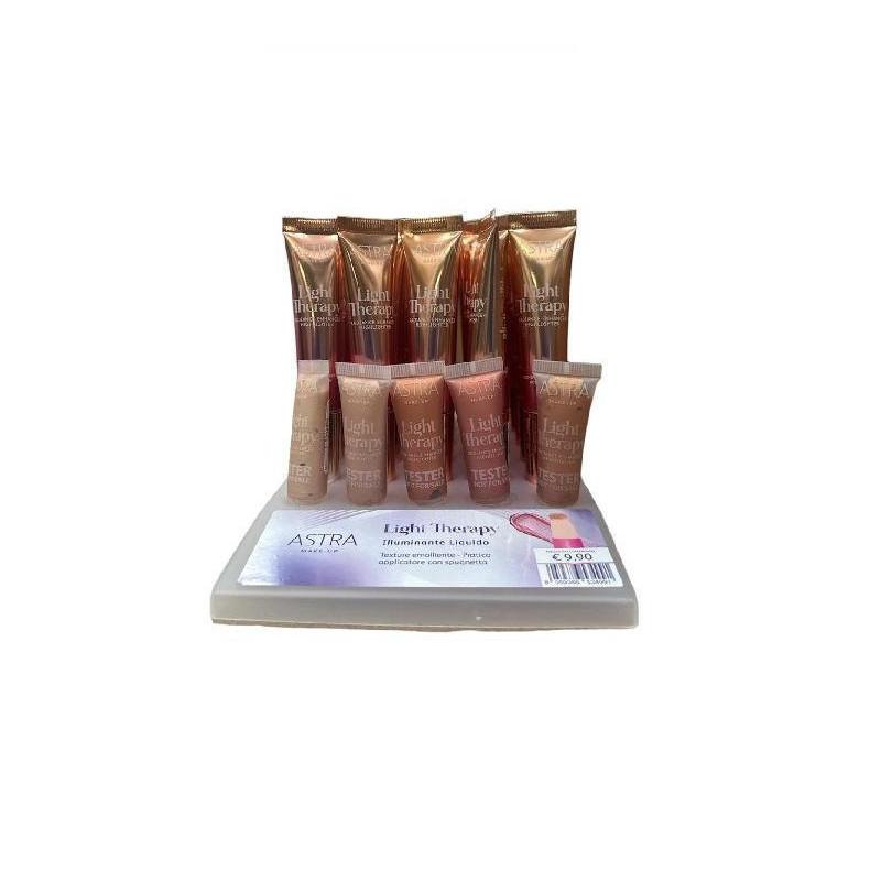 Astra espositore illuminante in crema light therapy 30 pz
