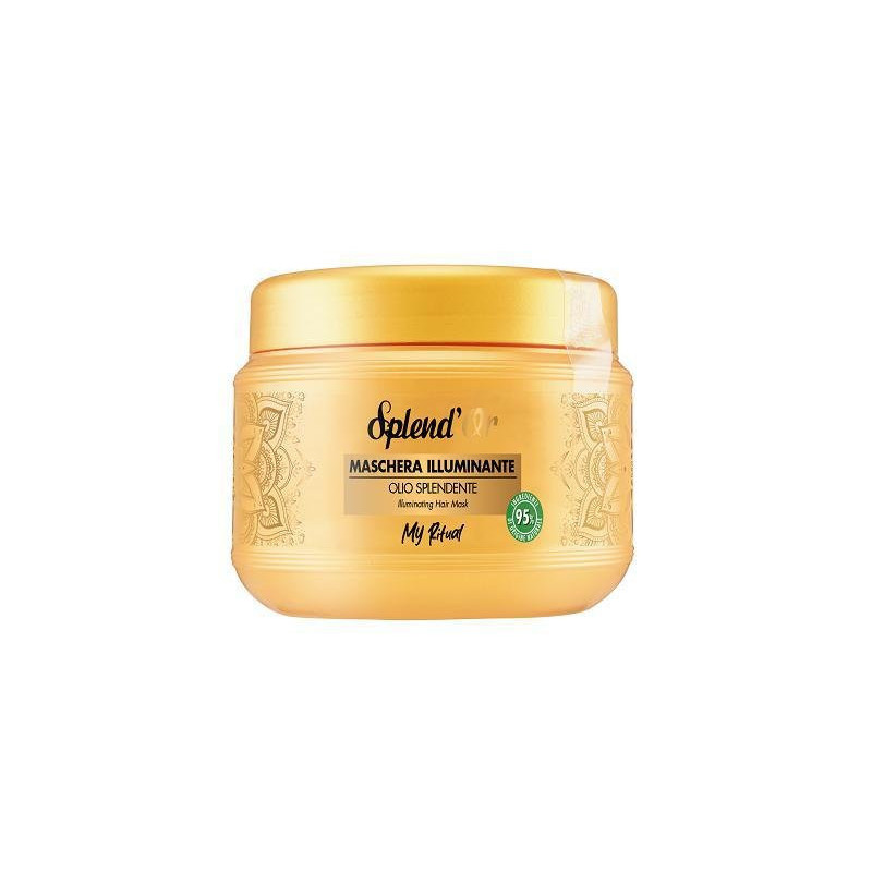 Splendor maschera capelli illuminante ml.500 olio splendente