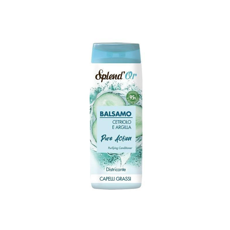 Splendor balsamo new ml.300 cetriolo e argilla capelli grassi