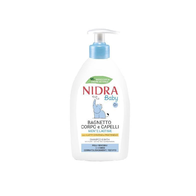 Nidra baby bagno bimbi ml.500 corpo e capelli