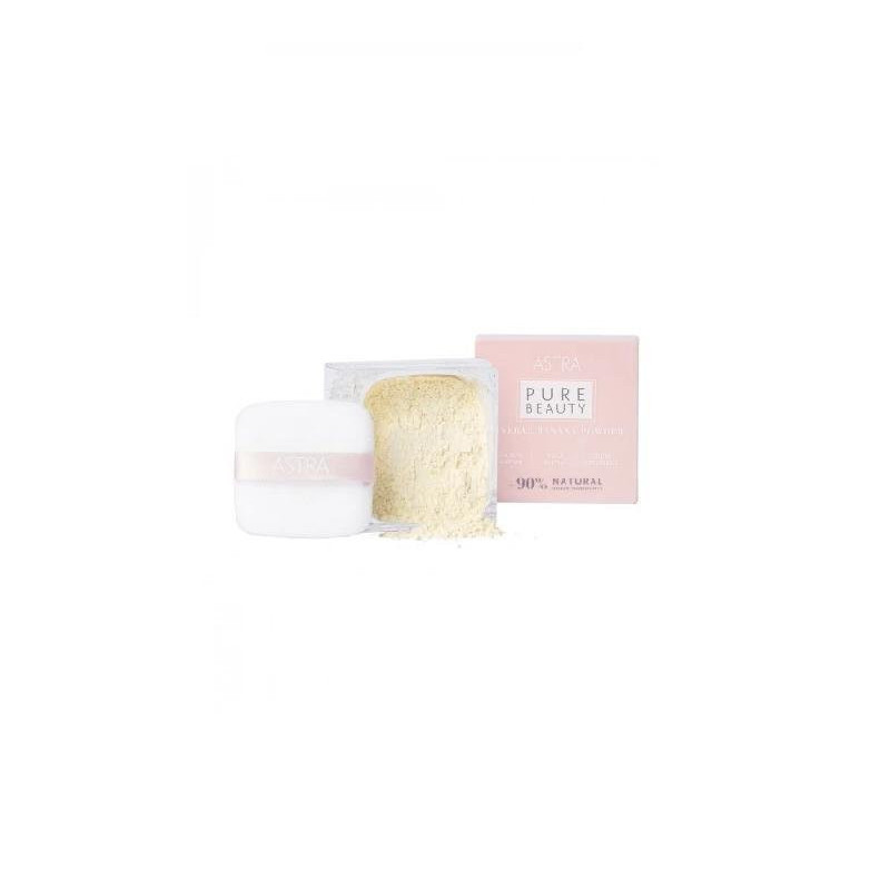 Astra pure beauty cipria in polvere mineral banana powder