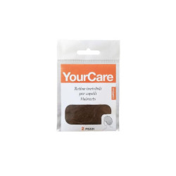 Yourcare retine invisibili pz.2 castano medio art.5043.3