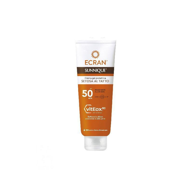 Ecran sunnique crema gel solare f.p.50 ml.250