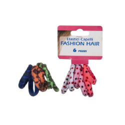 My elastici capelli colori assortiti pz.6 fashion