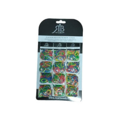 Royal beaty elastici capelli mini colorati pz.50