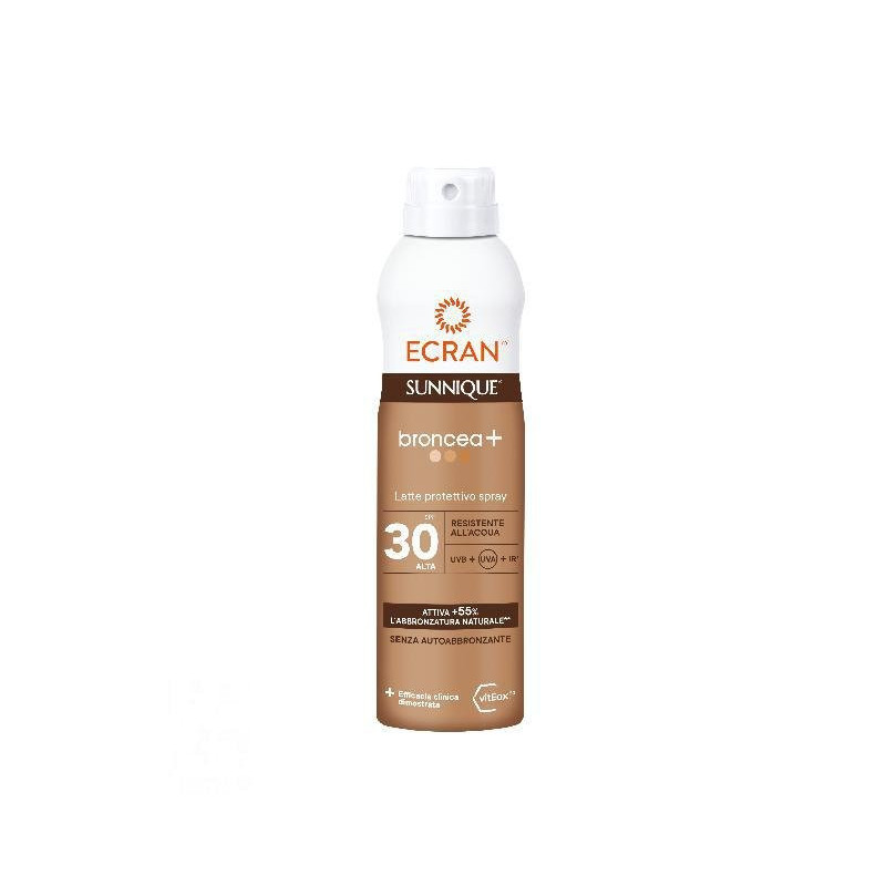 Ecran sunnique broncea latte spray bombola f.p.30 ml.250