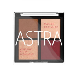 Astra contour-blush-highlight pa lette romance n.03 mauve