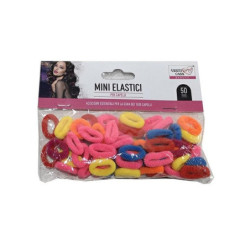 Elastici capelli spugna mini col ori assortiti pz.50 art.752885a