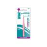 Trim pinzetta inox colorata punta obliqua blister art.5-74bi