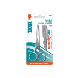 Trim forbici barba e baffi inox blister art.10-20bi