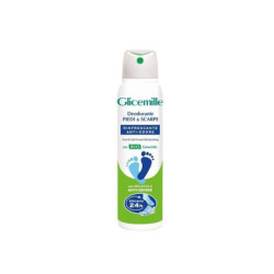 Glicemille piedi deodorante spray togliodori piedi e scarpe ml.150