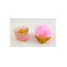Confezione regalo cestino metall o cuore saponetta+spugna art.5145705