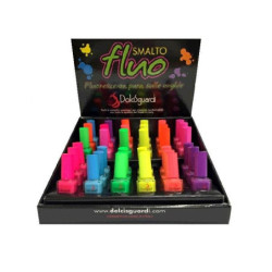 Dolcisguardi smalto fluo ml.12 e xpo pz.36 colori assortiti