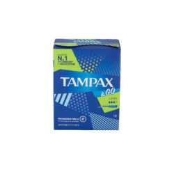 Tampax & go tamponi assorbenti pz.18 super