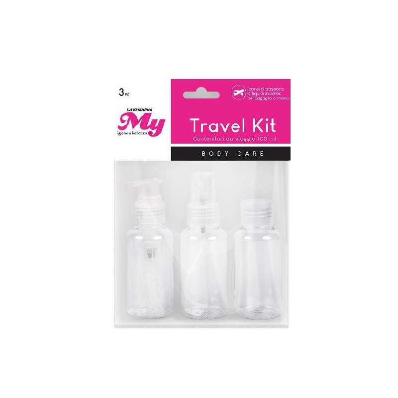 My contenitori viaggio ml.100 pz.3 art.tra03499a