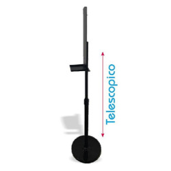 Piantana telescopica per distrib utore sapone/gel d1000