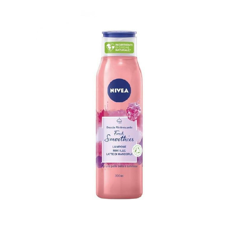 Nivea doccia fresh smoothies ml. 300 lampone mirtillo latte di mandorla