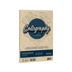 Carta pergamena calligraphy cm.2 1x29,7 gr.190 fg.50 nocciola