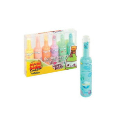 Nikoffice evidenziatori happy bottle pz.6