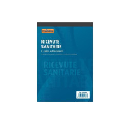 Blocco ricevute sanitarie cm.15x 21 2 copie chimiche art.41nik009