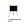 Lavagna legno ardesia cm.15x11,5 art.lav332