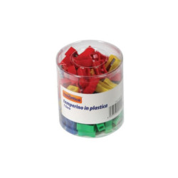 Temperamatite plastica 2 fori barattolo pz.50 art.12nik004