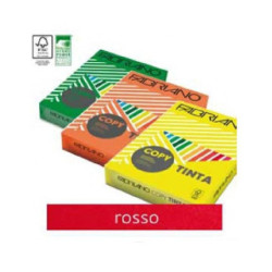 Carta copytinta cm.29,7x42 gr.80 fg.250 rosso