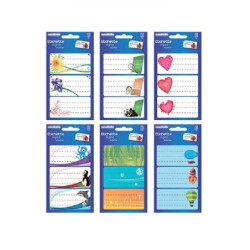 Nikoffice etichette scuola fantasie assortite pz.9