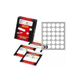Apptac etichette adesive in bust e fg.10 diam. mm.22