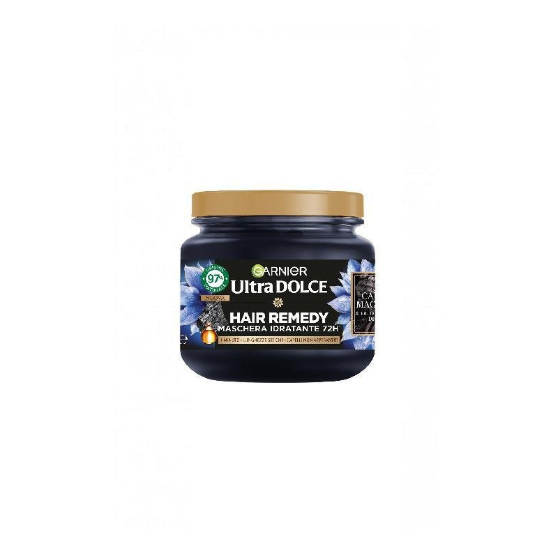 Ultra dolce maschera ml.340 charcoal carbone lunghezze secche idratante
