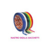 Nikoffice nastro adesivo sigilla tore mm. 9xmt.66 bianco