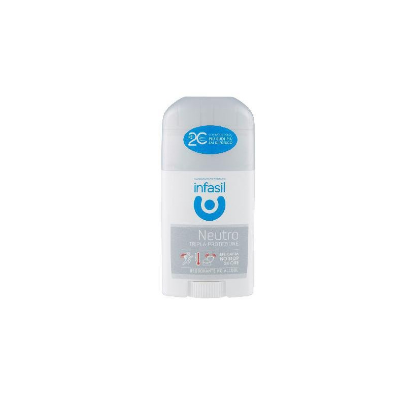 Infasil deodorante stick ml.40 n eutro tripla protezione 2c 24h