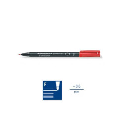 Staedtler pennarello lumocolor mm.0,6 f rosso