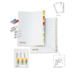 Separatore cm.21x29,7 pvc record 6 tasti