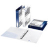 Raccoglitore cm.22x30 4 anelli europa d.50 blu  personalizzabile